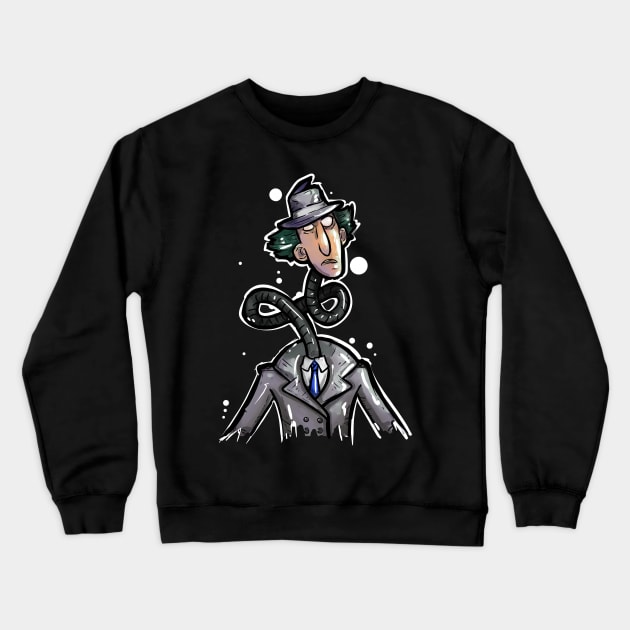 The Inspecta Crewneck Sweatshirt by Beanzomatic